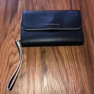 Vera Bradley black large wallet/wristlet